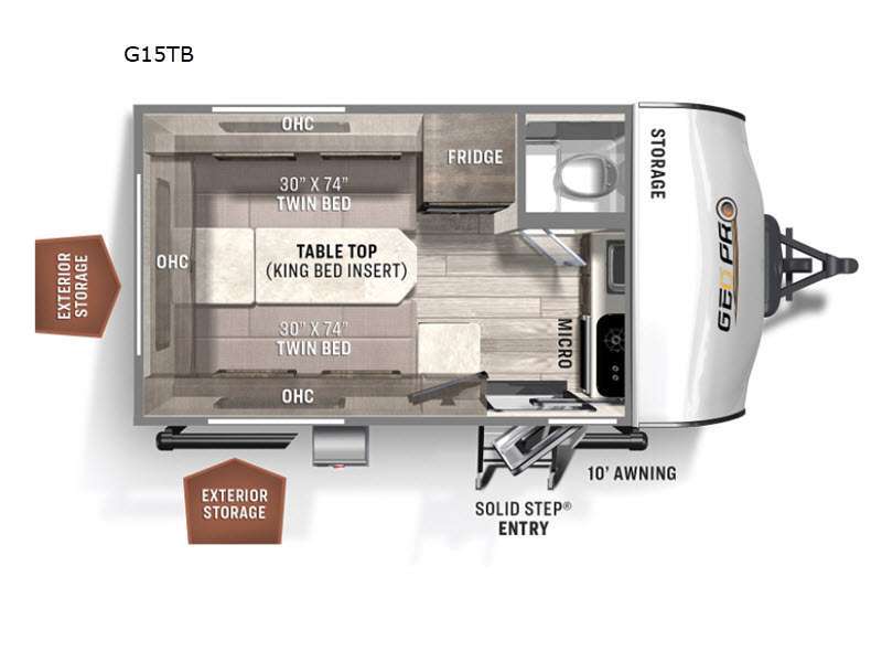 2023 Forest River Rv Rockwood GEO Pro G15TB in yuba city CA