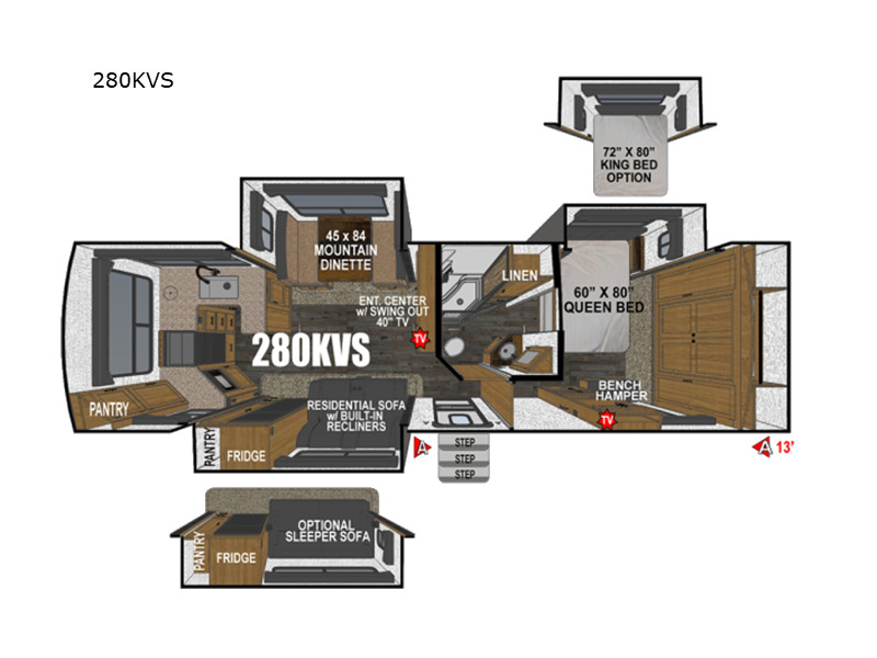 2026 Outdoors Rv Black Stone Mountain Series 280KVS in yuba city CA