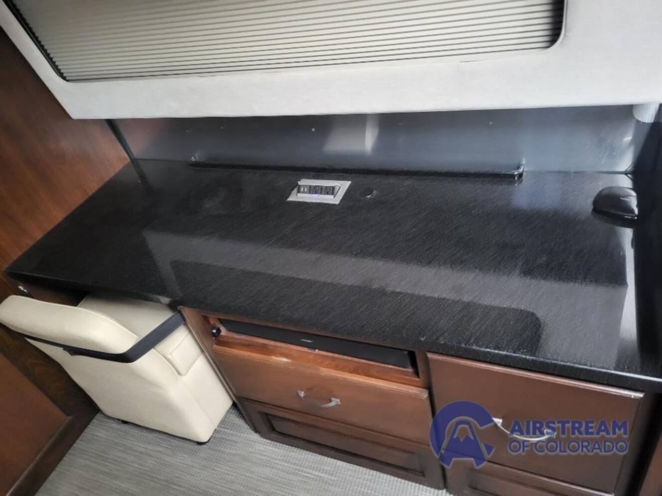 A photo of this 2019 Airstream Classic 33FB Twin