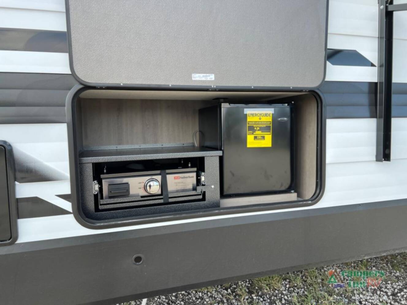 A photo of this 2026 Grand Design Transcend Xplor 335BHT