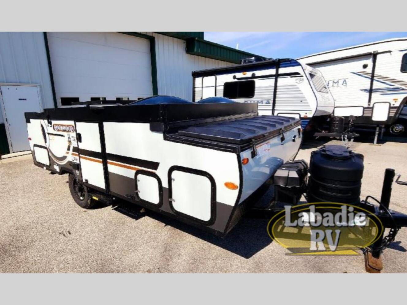 A photo of this 2025 Forest River Rv Rockwood Hard Side High Wall Series A101RB