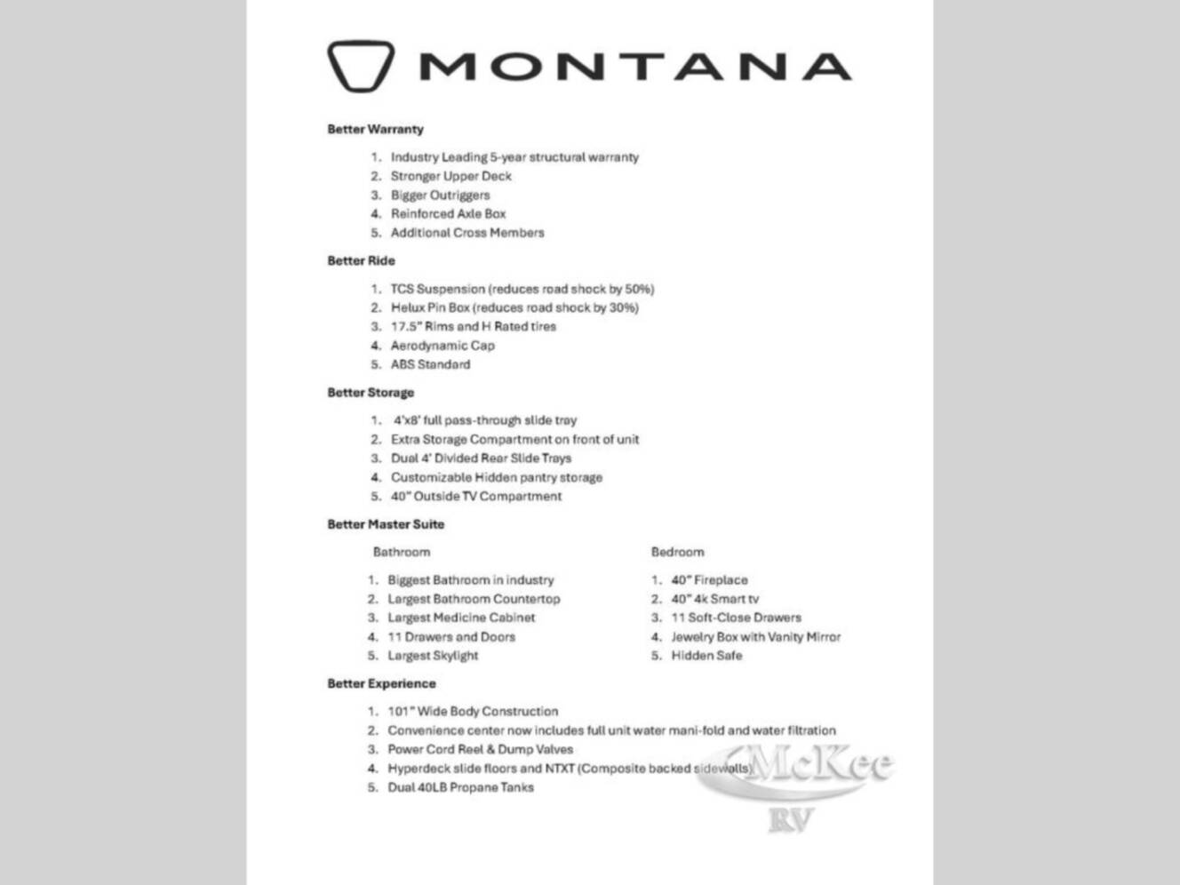 A photo of this 2026 Keystone Rv Montana 3231CK