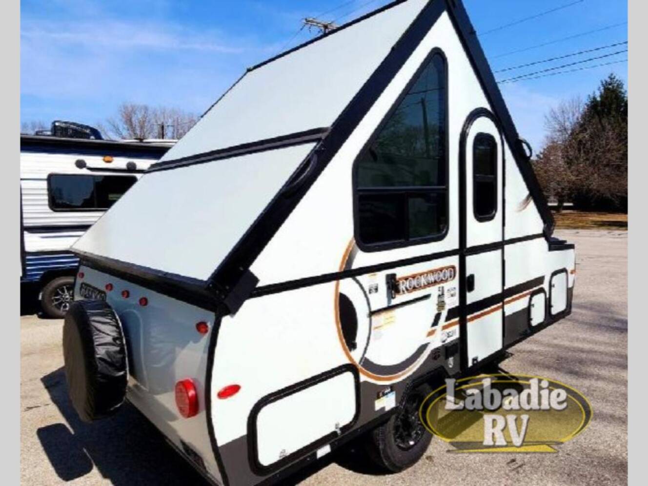 A photo of this 2025 Forest River Rv Rockwood Hard Side High Wall Series A101RB