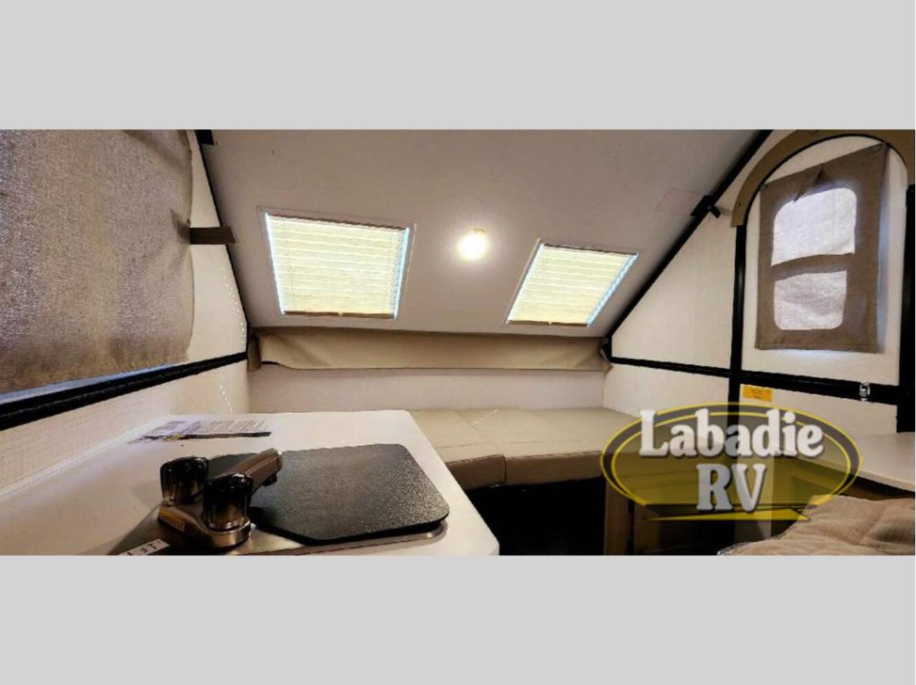 A photo of this 2025 Forest River Rv Rockwood Hard Side High Wall Series A101RB
