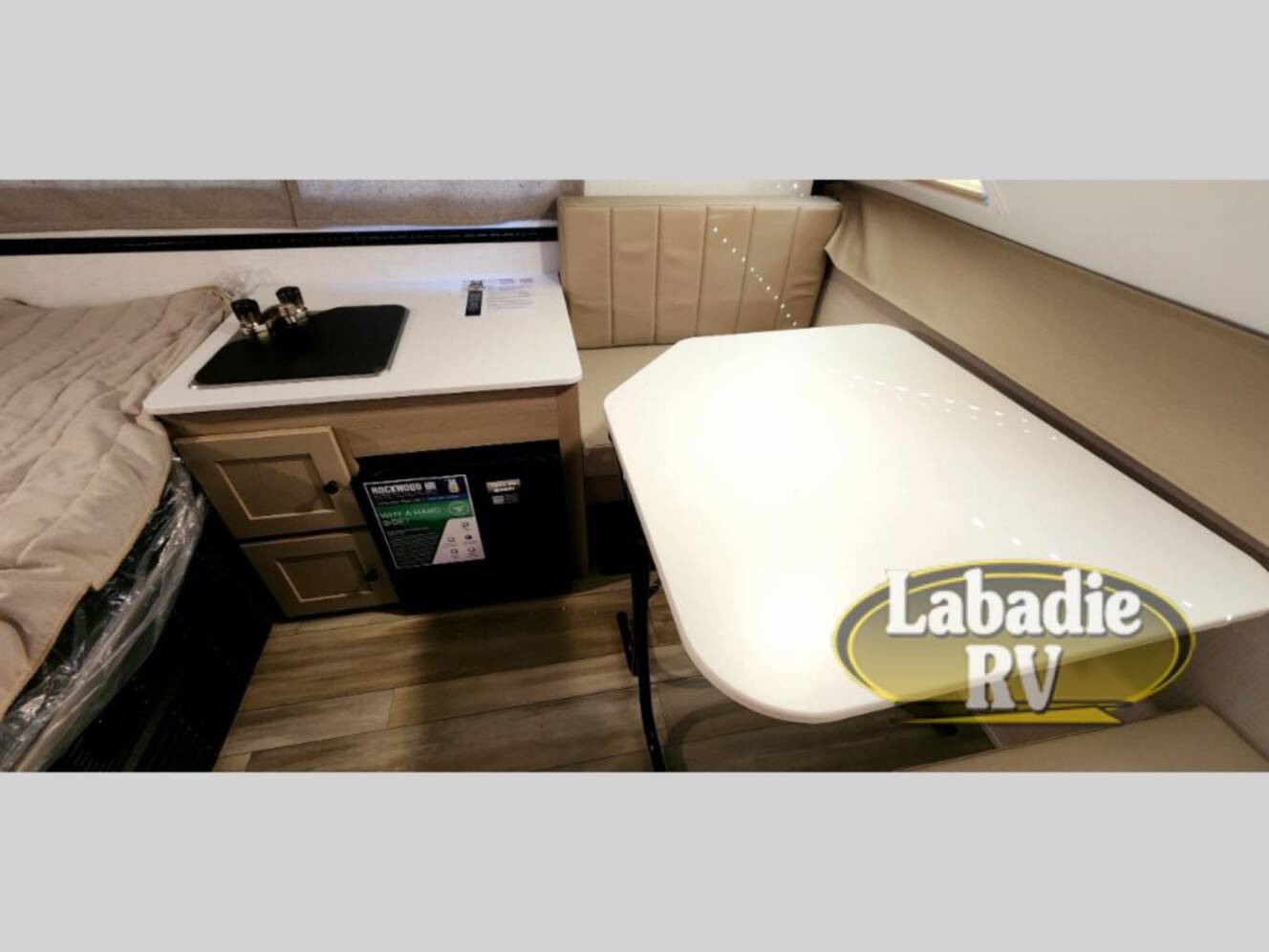 A photo of this 2025 Forest River Rv Rockwood Hard Side High Wall Series A101RB