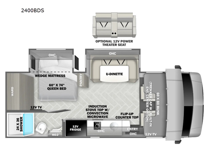 2026 Forest River Rv SUNSEEKER 2400BDS in huntsville AL