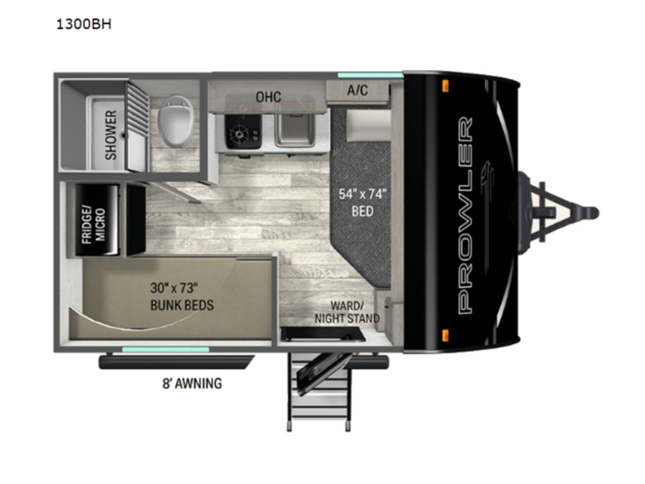 A photo of this 2026 Heartland Prowler 1300BH