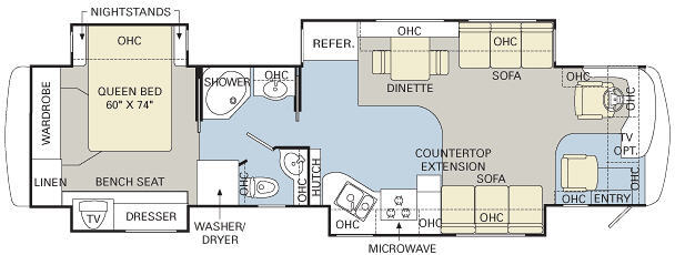 2007 Monaco Knight 38PDQ in chubbuck ID