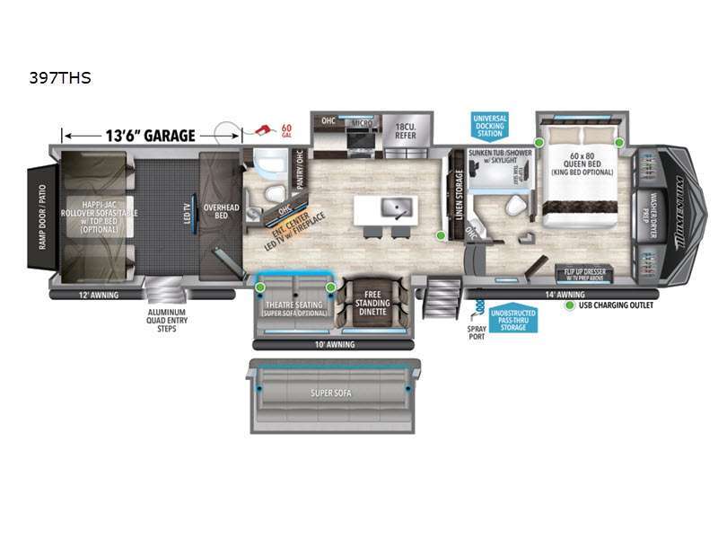 2022 Grand Design Momentum 397THS in jasper GA