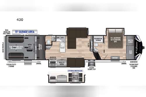 2020 Keystone Rv Fuzion 430 in west tawakoni TX