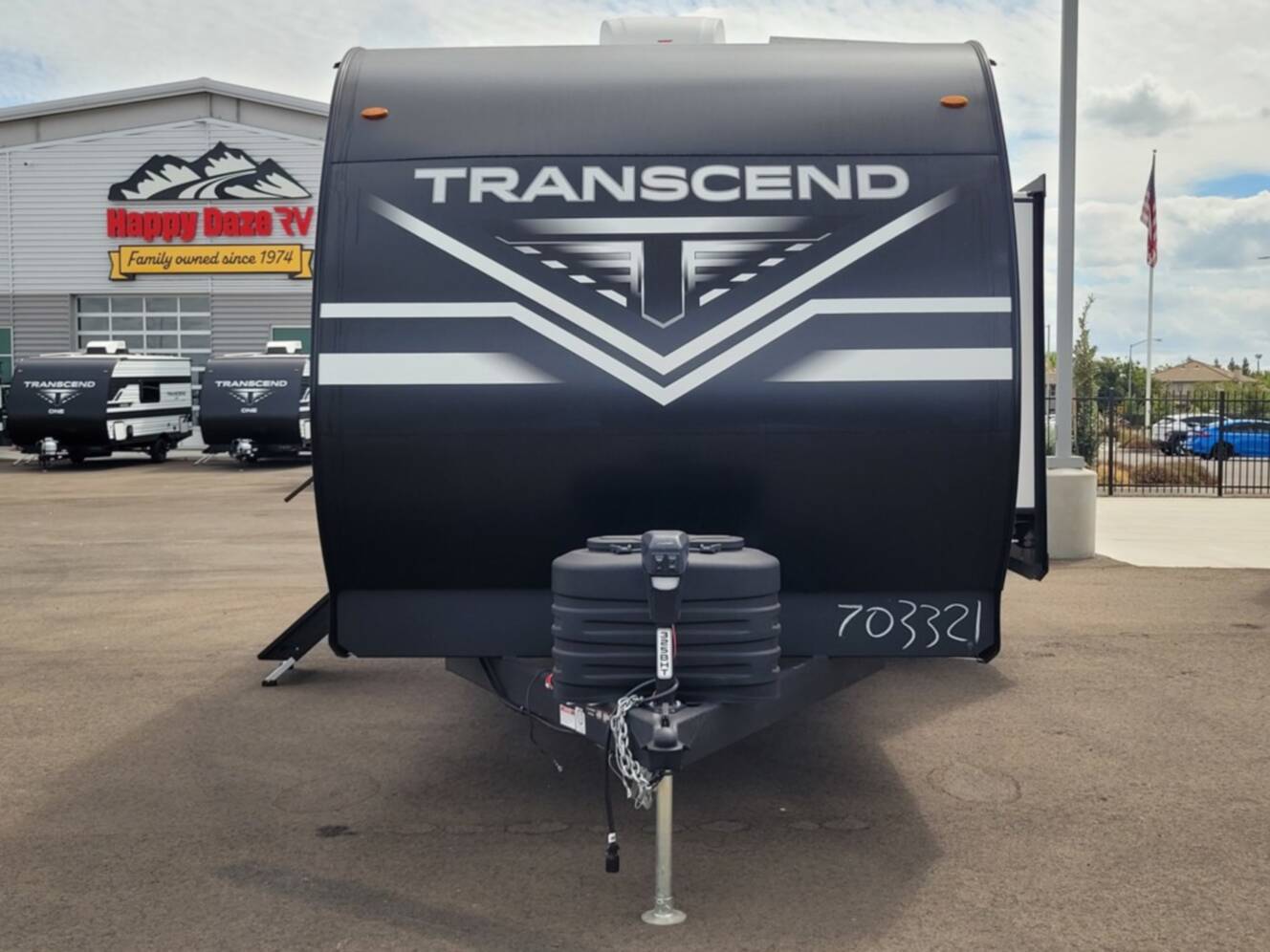 A photo of this 2026 Grand Design Transcend 325BHT