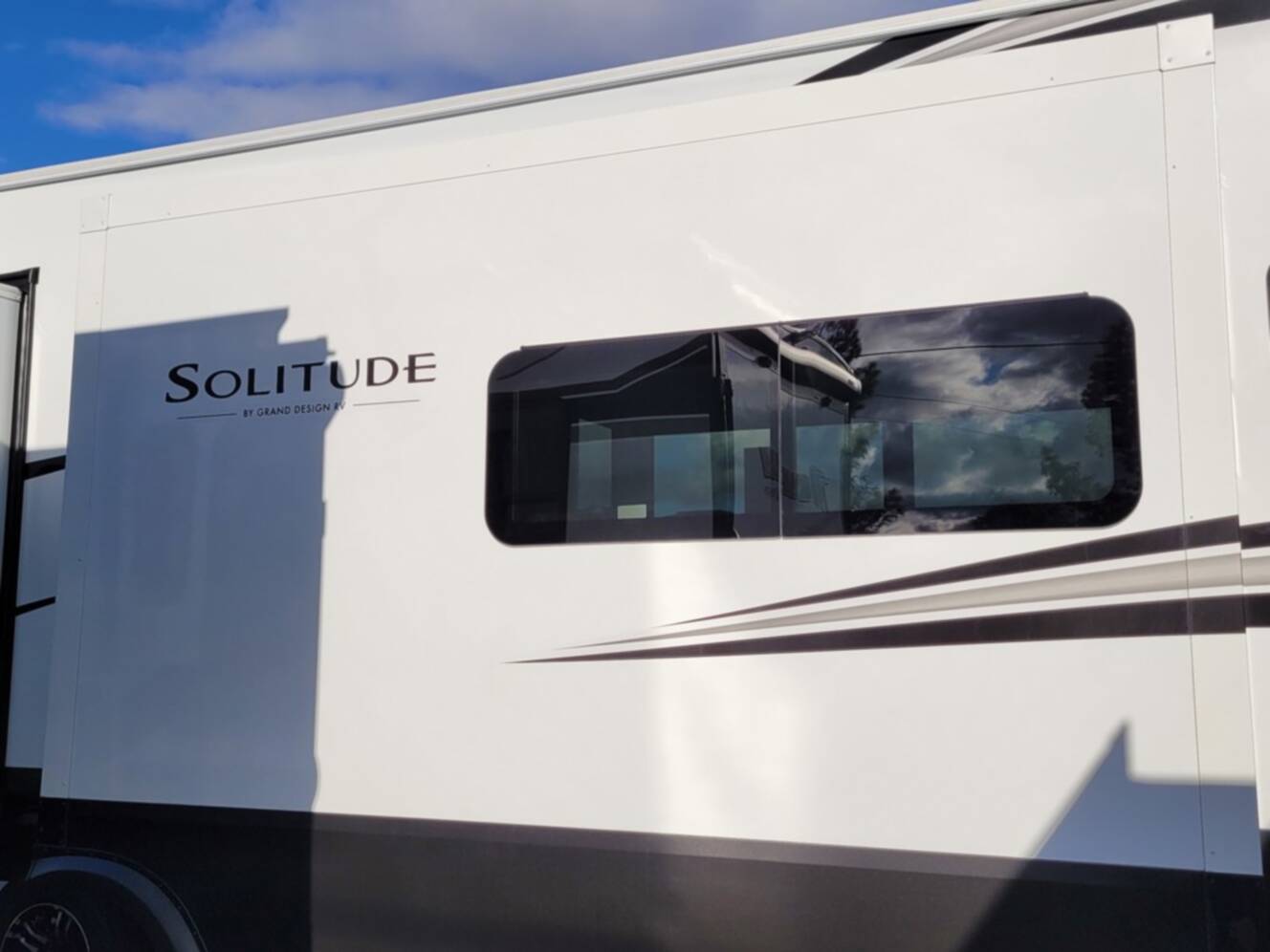 A photo of this 2025 Grand Design Solitude 388MBS