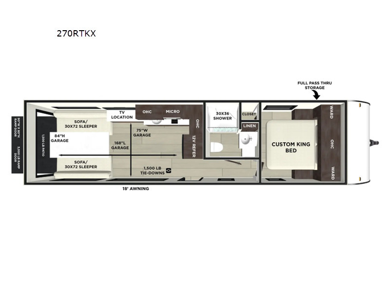 A photo of this 2026 Forest River Rv Wildwood FSX 270RTKX