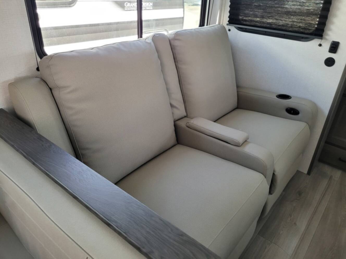 A photo of this 2026 Grand Design Transcend 325BHT