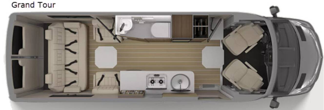 A photo of this 2020 Airstream Tommy Bahama Interstate Grand Tour