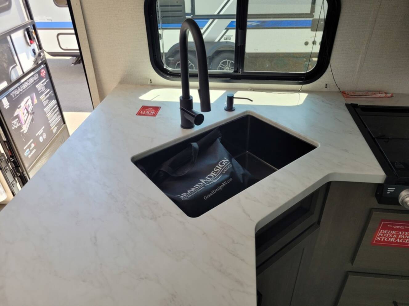 A photo of this 2026 Grand Design Transcend 325BHT