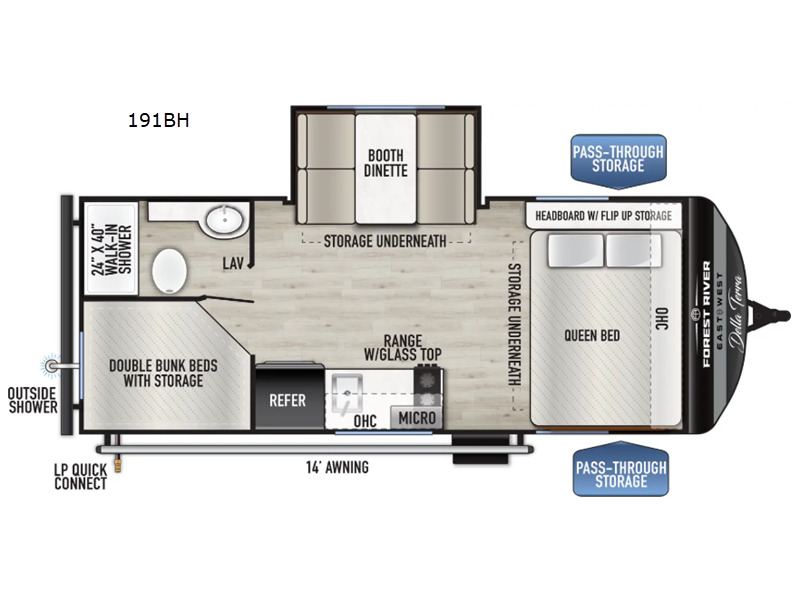 2026 East To West Della Terra 191BH in bunker hill IN