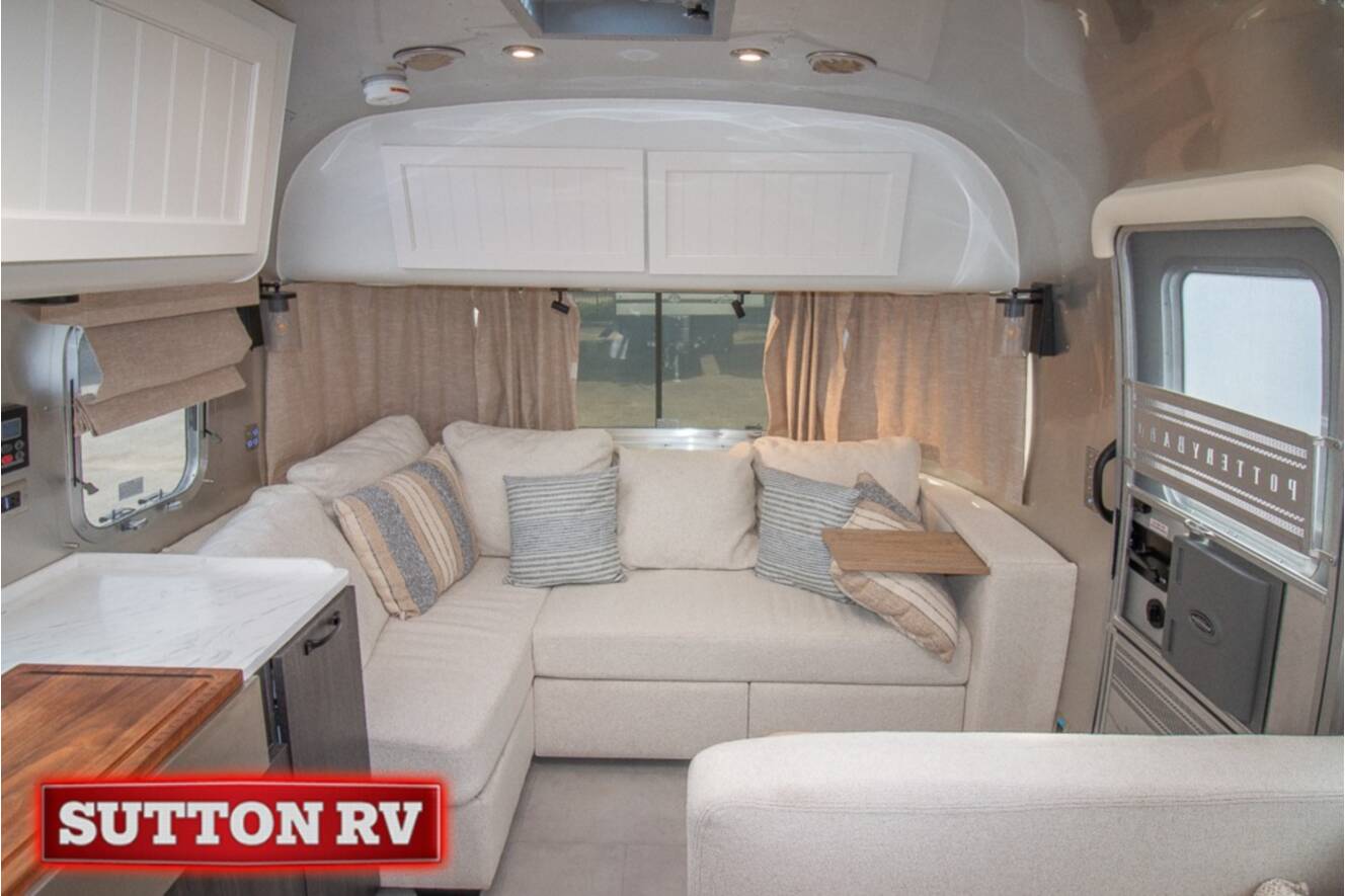 A photo of this 2023 Airstream Pottery Barn Special Edition 28RB