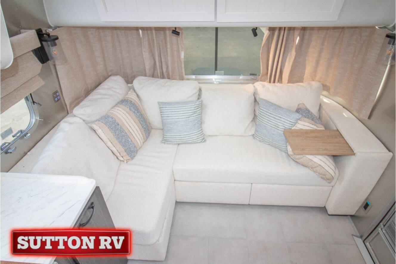 A photo of this 2023 Airstream Pottery Barn Special Edition 28RB