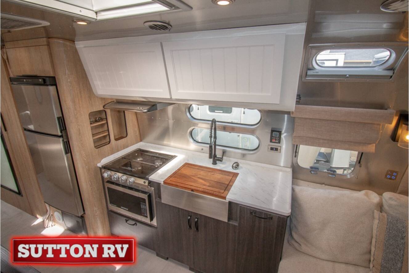 A photo of this 2023 Airstream Pottery Barn Special Edition 28RB
