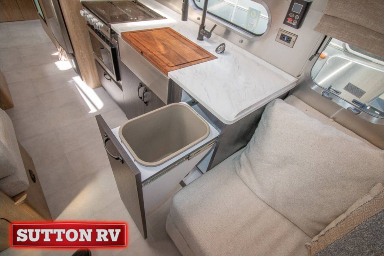 A photo of this 2023 Airstream Pottery Barn Special Edition 28RB