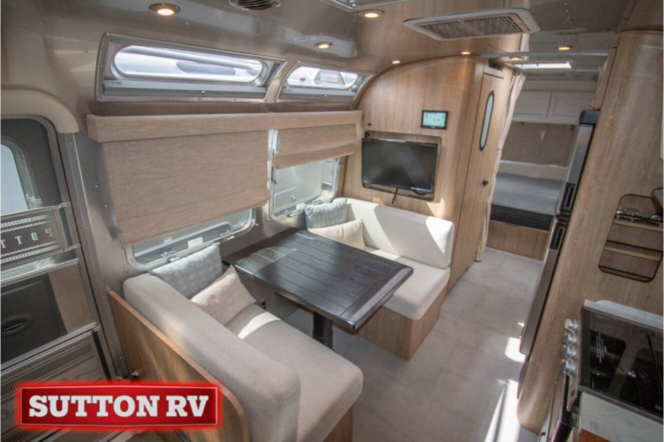 A photo of this 2023 Airstream Pottery Barn Special Edition 28RB