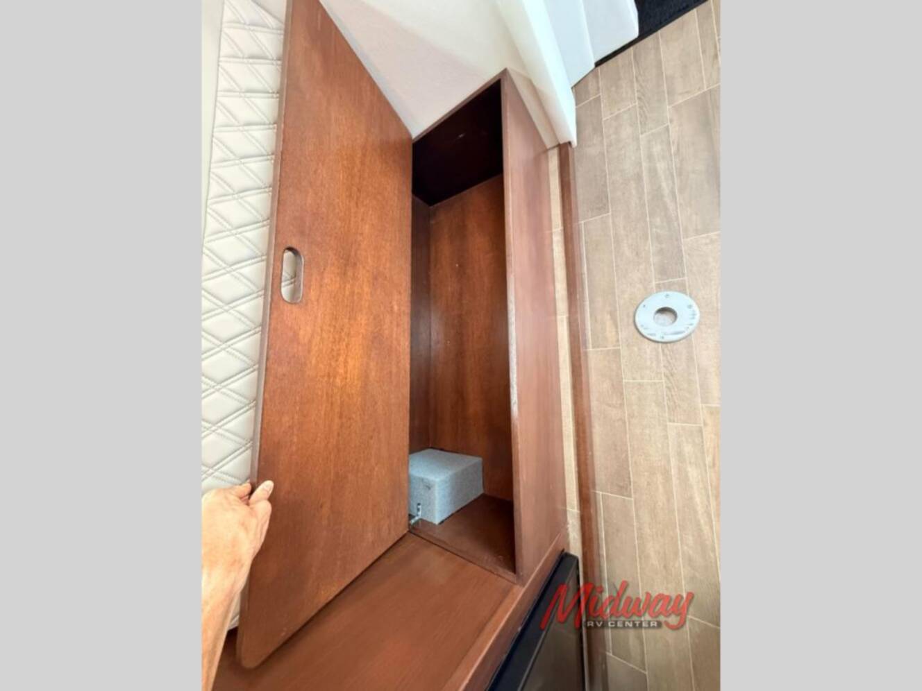 A photo of this 2021 Regency Rv Ultra Brougham UB25TBS