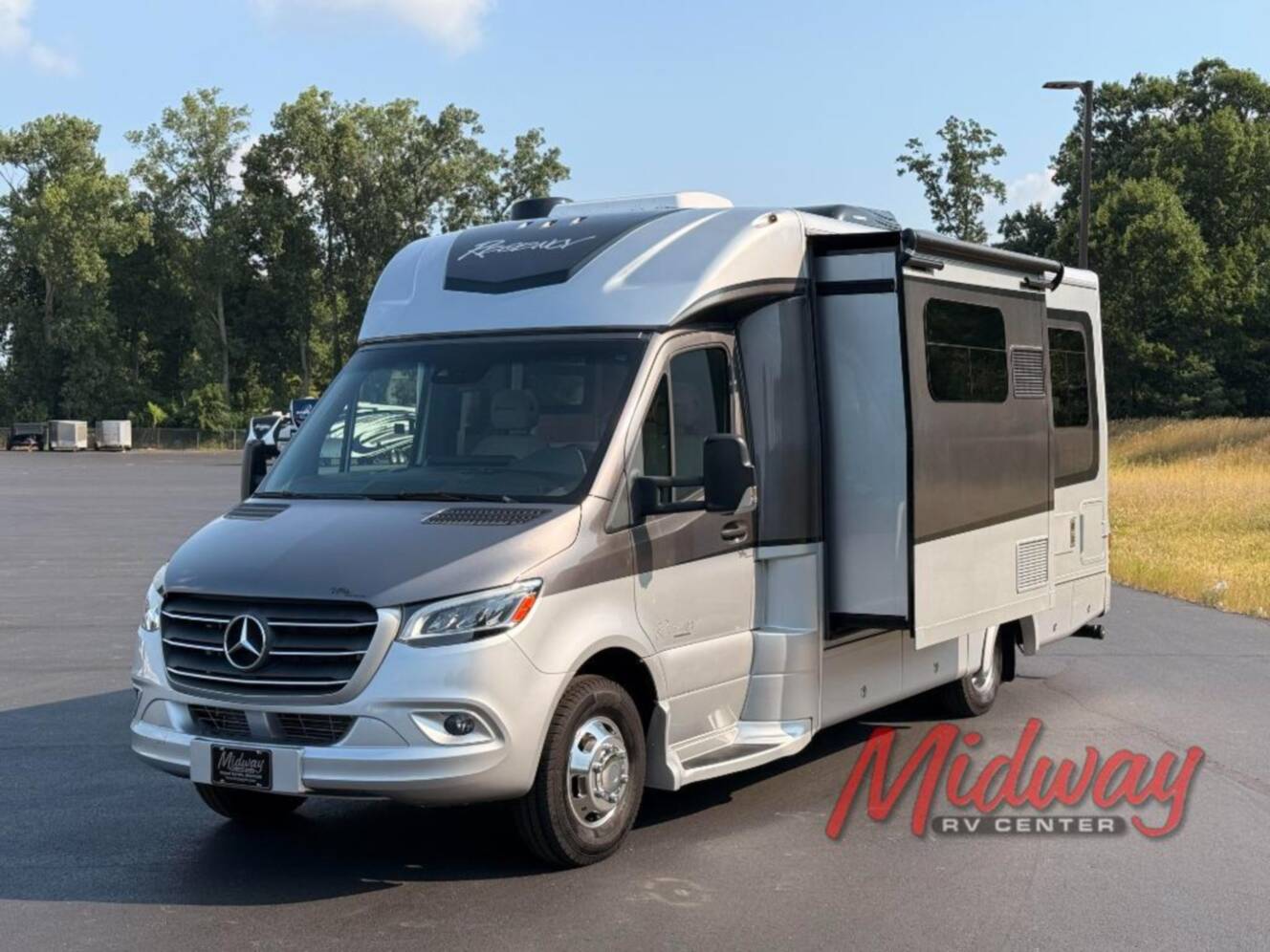 A photo of this 2021 Regency Rv Ultra Brougham UB25TBS