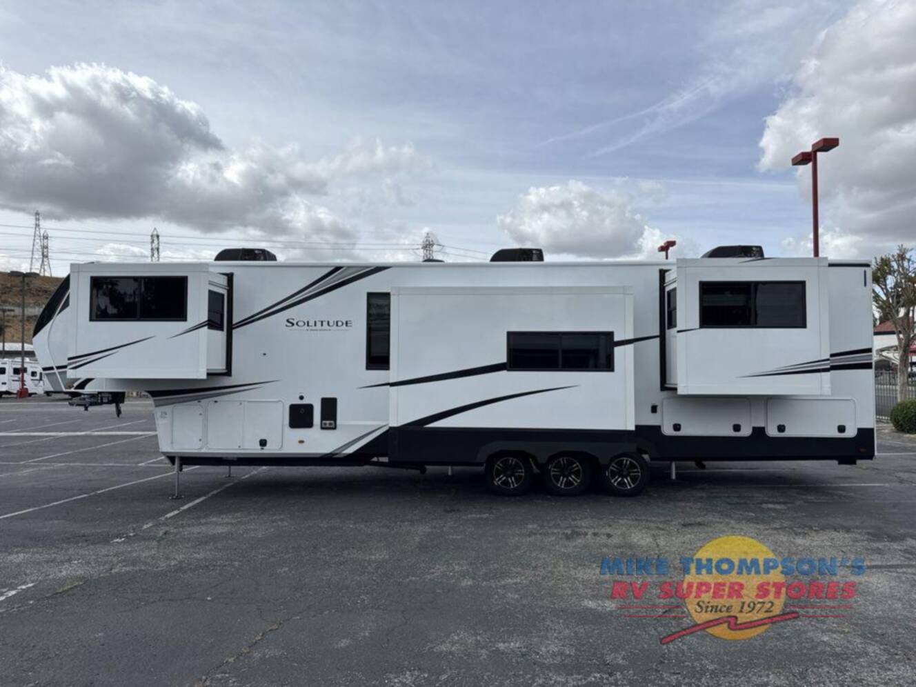 A photo of this 2026 Grand Design Solitude 414LJMJ