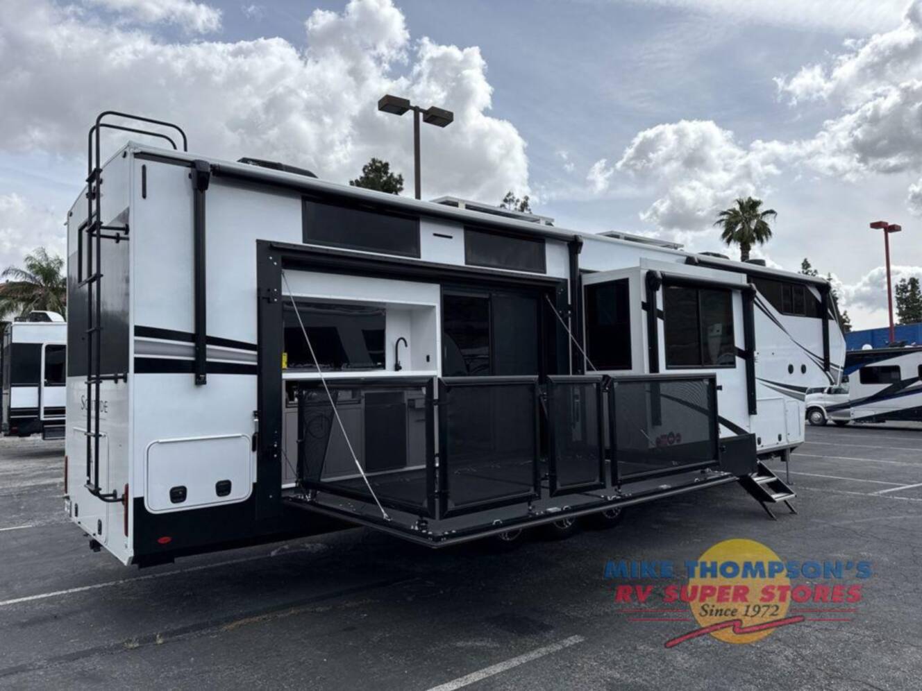A photo of this 2026 Grand Design Solitude 414LJMJ