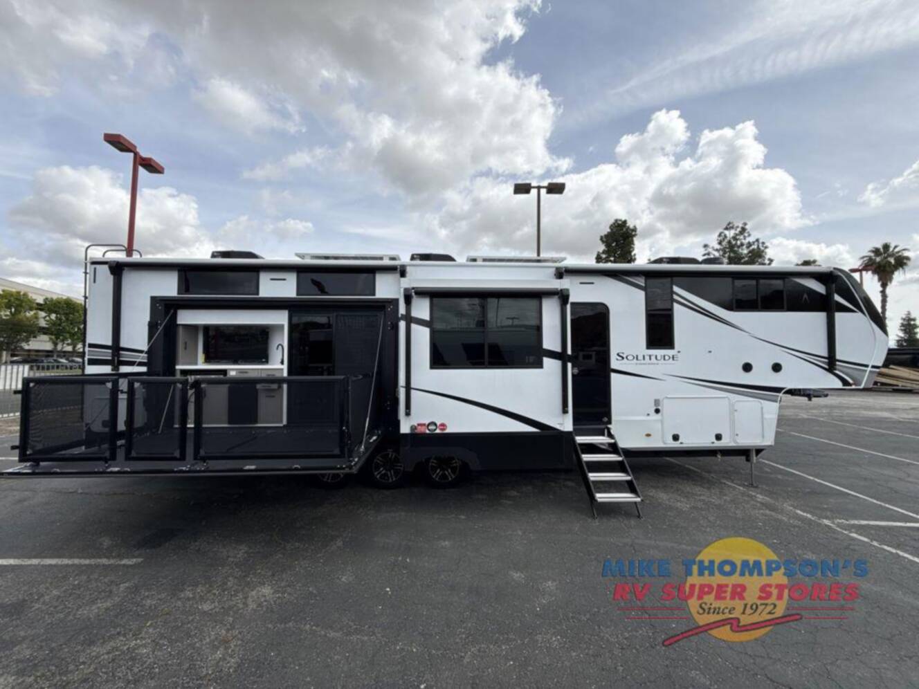 A photo of this 2026 Grand Design Solitude 414LJMJ
