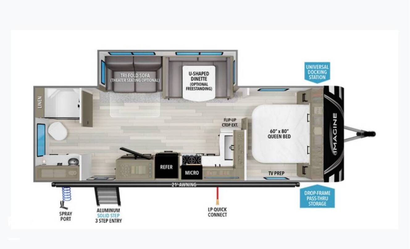 A photo of this 2024 Grand Design Imagine 2600RB