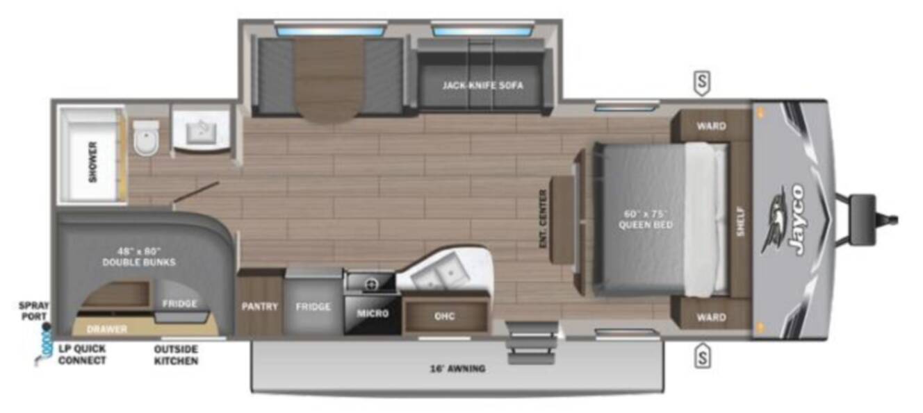 A photo of this 2026 Jayco Jay Flight SLX 261BHS
