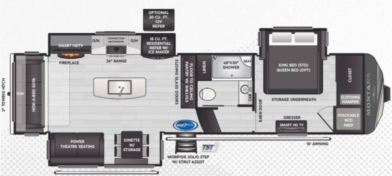 A photo of this 2025 Keystone Montana 3123RL