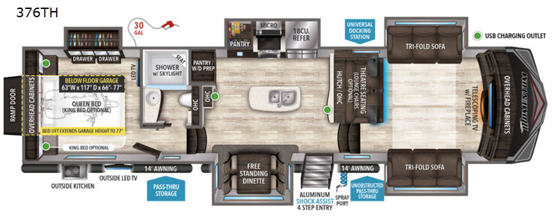 2019 Grand Design Momentum 376TH in farmington NY
