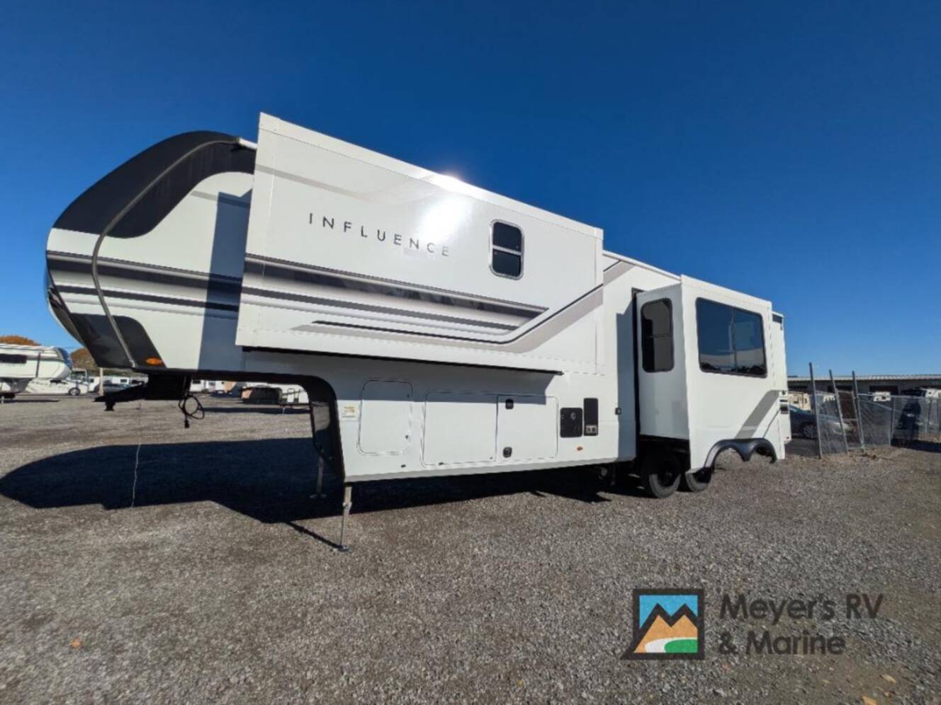 A photo of this 2026 Grand Design Influence 3203GK