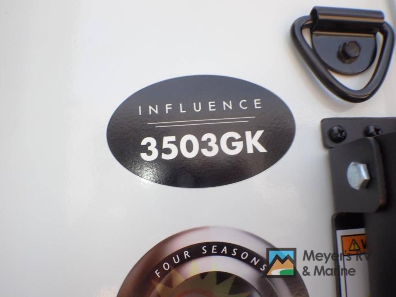 A photo of this 2026 Grand Design Influence 3503GK