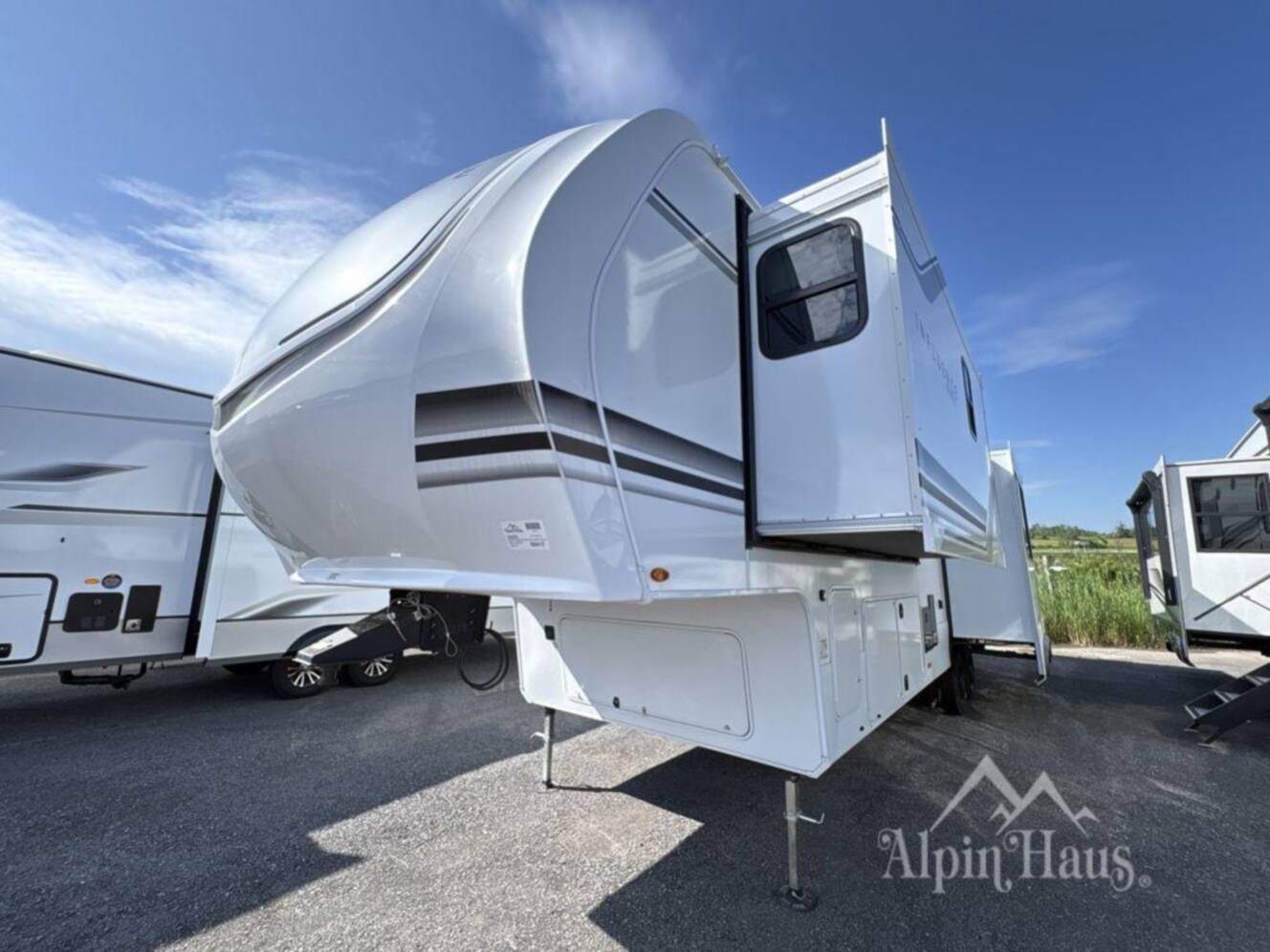 A photo of this 2025 Grand Design Influence 3203GK