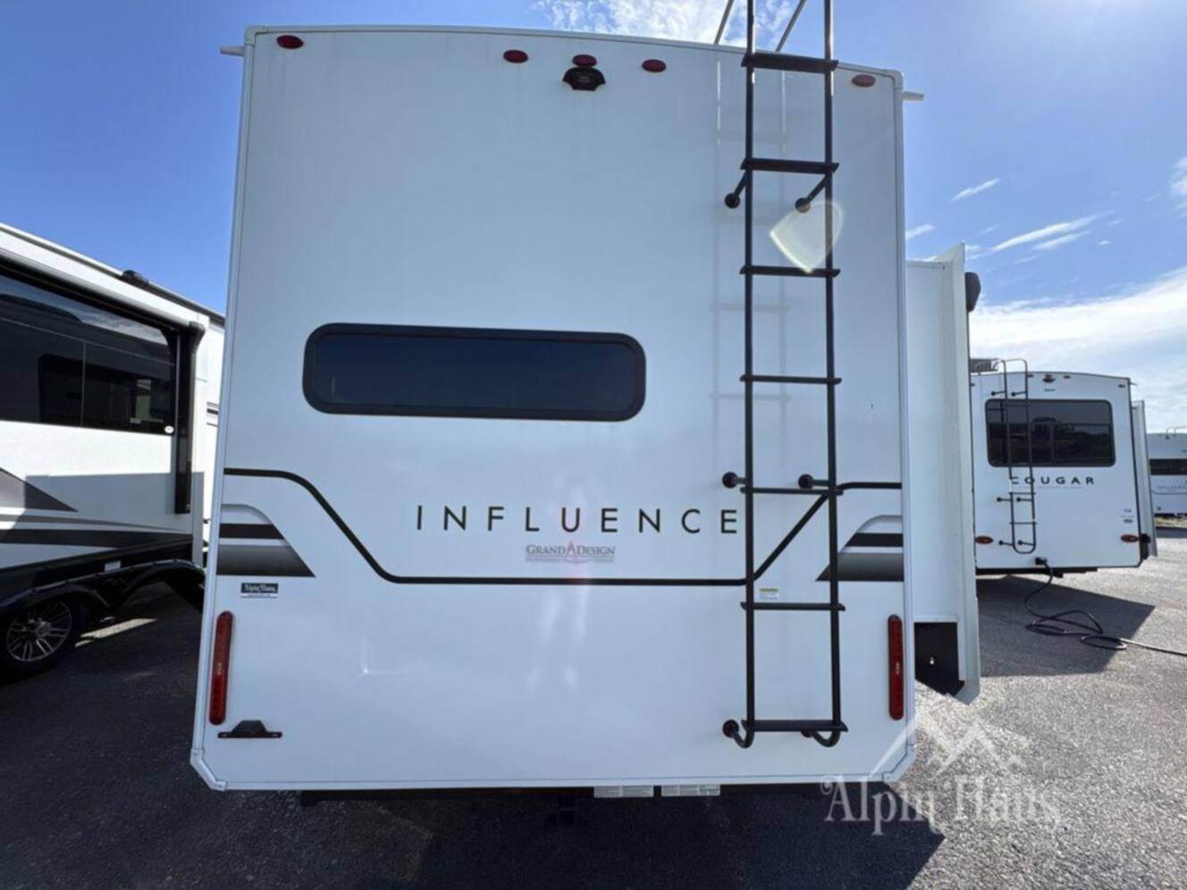 A photo of this 2025 Grand Design Influence 3203GK