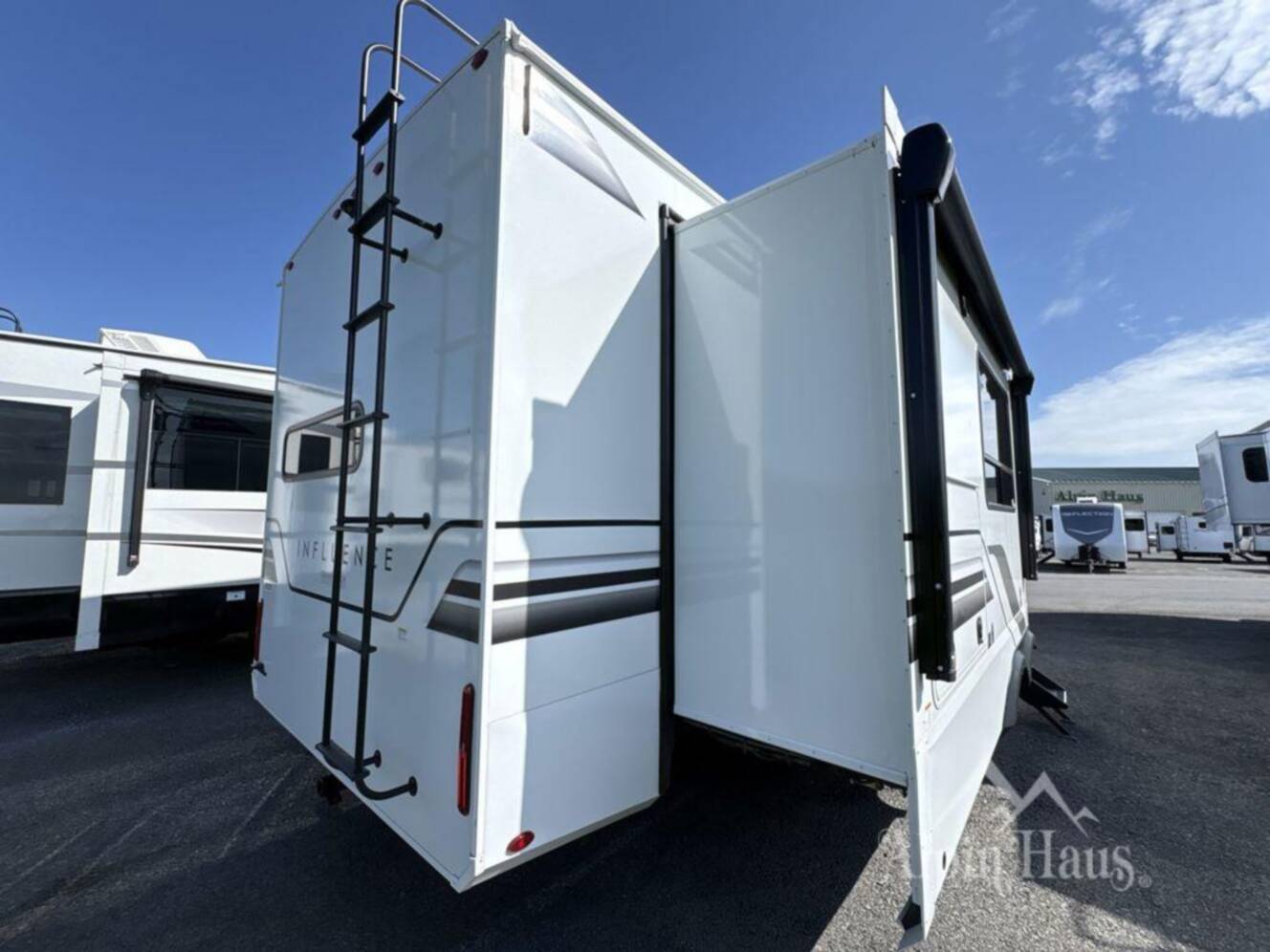 A photo of this 2025 Grand Design Influence 3203GK