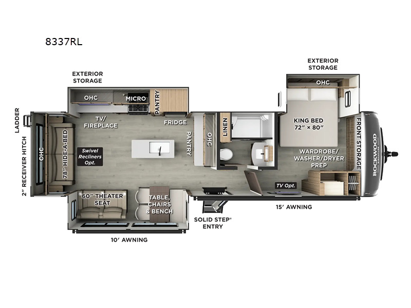2026 Forest River Rv Rockwood Signature 8337RL in colbert OK
