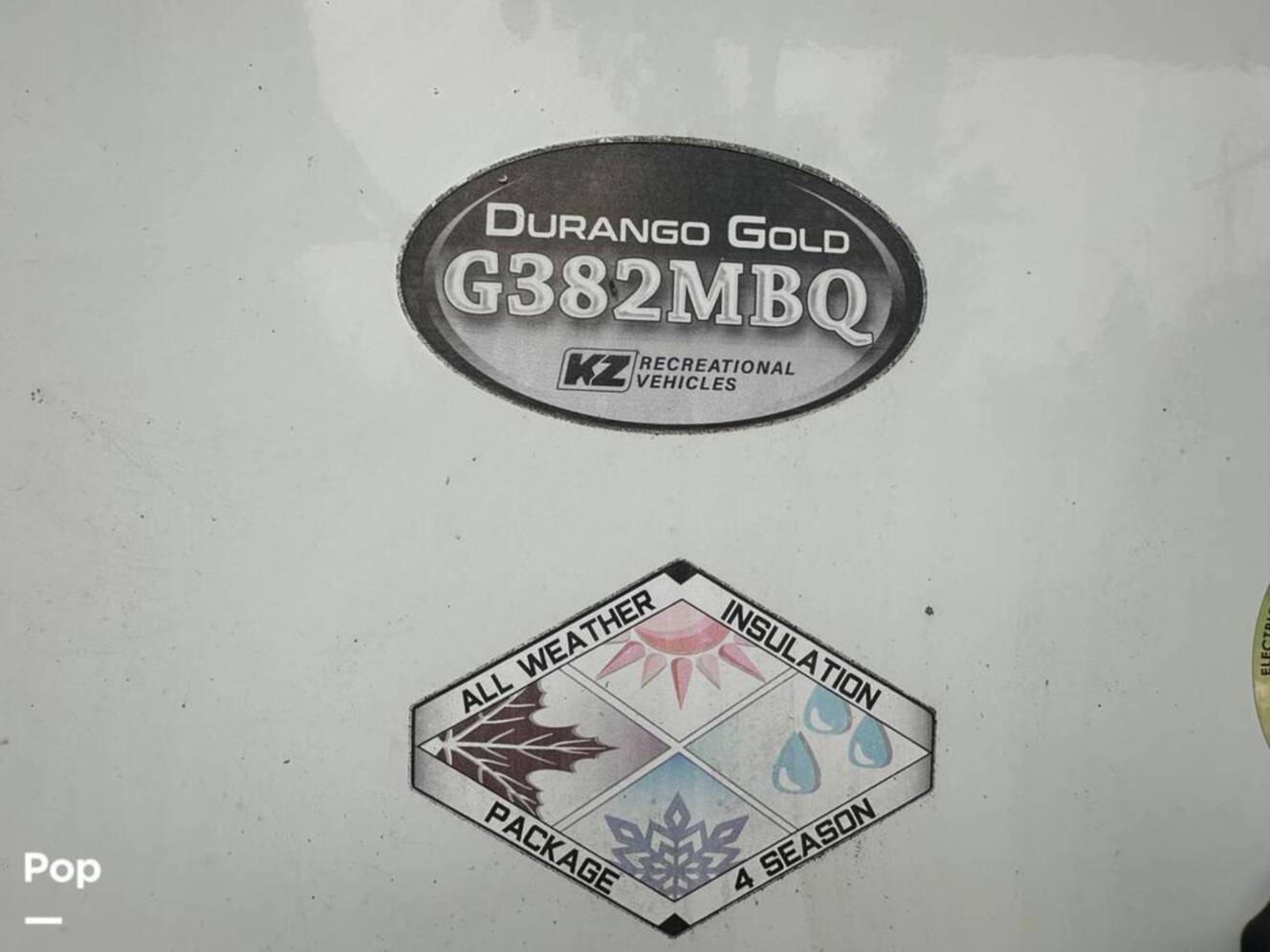 A photo of this 2021 Kz Durango Gold 382MBQ