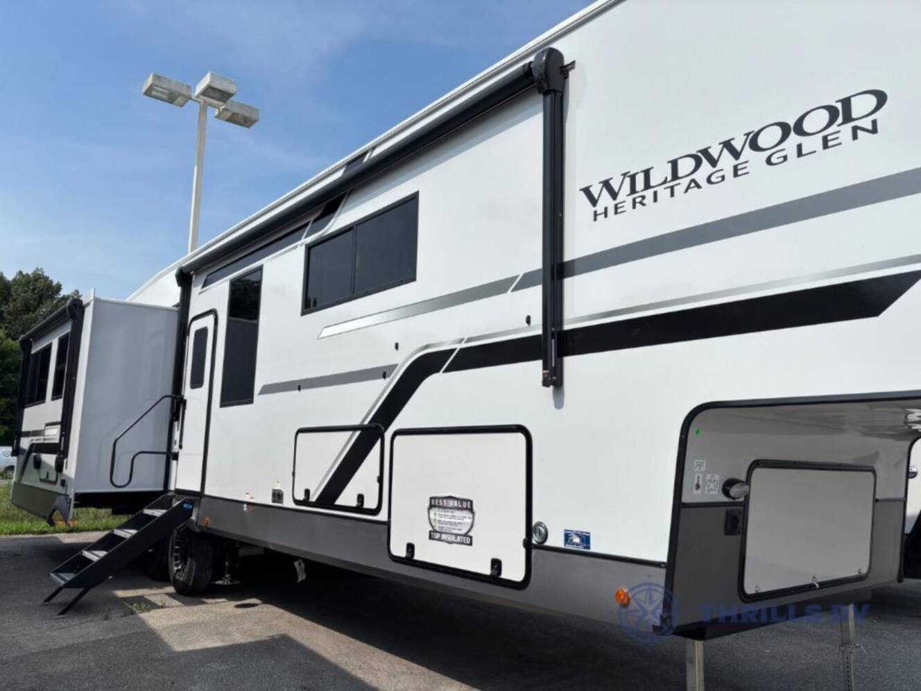 A photo of this 2026 Forest River Wildwood Heritage Glen 380WDR