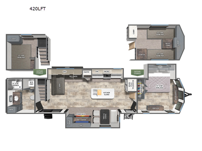 2026 Forest River Rv Puma Vista 420LFT in breckenridge TX