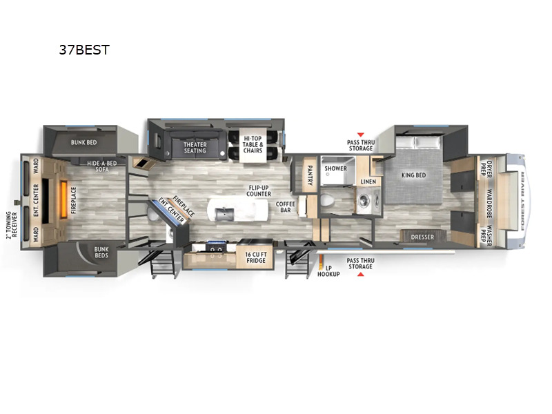 2025 Forest River Rv Wildcat 37BEST in katy TX