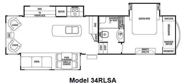 2012 Forest River Rv Cedar Creek 34RLSA in fremont IN
