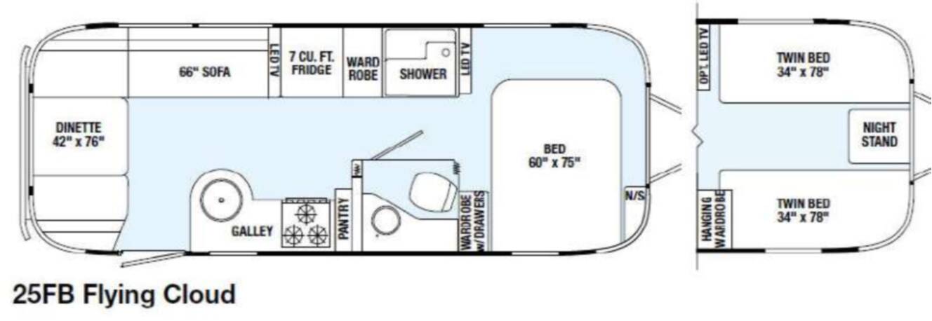 A photo of this 2015 Airstream Flying Cloud 25FB