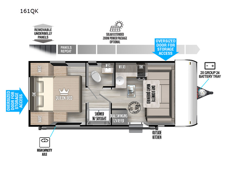2023 Forest River Rv Wildwood FSX 161QK in everett WA