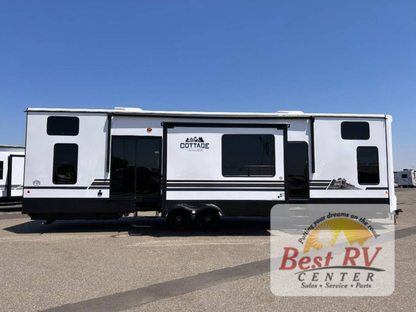 A photo of this 2025 Forest River Rv Cedar Creek Cottage 40CBK
