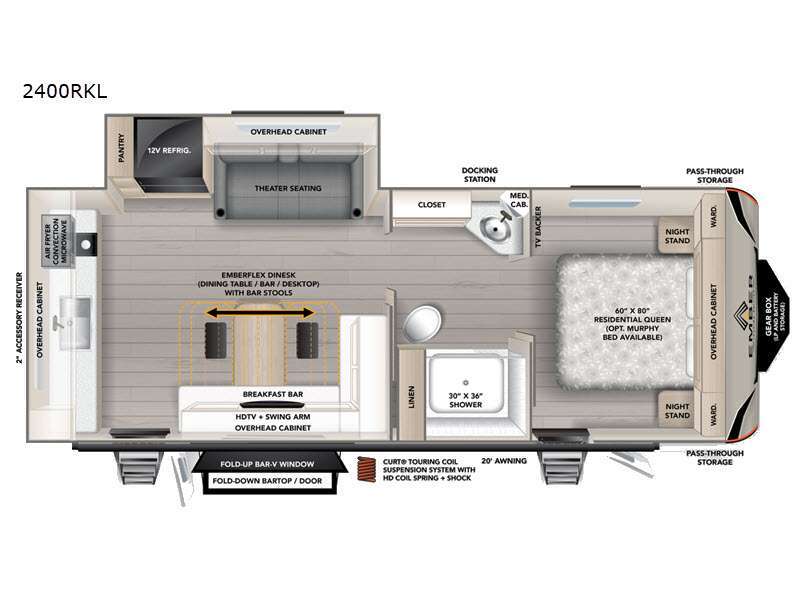 2027 Ember Rv Touring Edition 2400RKL in grand terrace CA